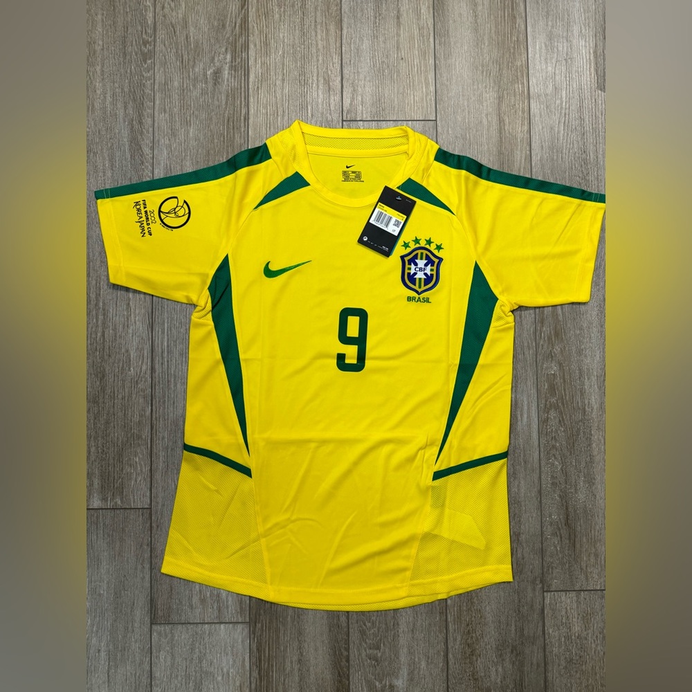 Brazil 2002 Ronaldo 9 Retro